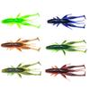 8 PCS Fishing Crawfish Lure Soft Shrimp Baits Lure Artificial Lure Swimbait Soft Plastic Lures for Freshwater Saltwater