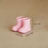 Bottes de pluie pour poupées, accessoires pour 1/12, mignonnes, imperméables, robustes, souples, Ob11