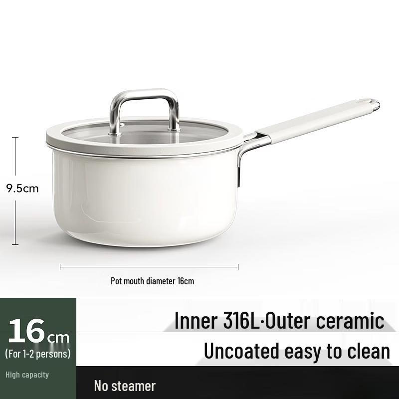 

Zhuchuang Jingpin Ceramic-Coated 316 Stainless Steel Baby Food Pot