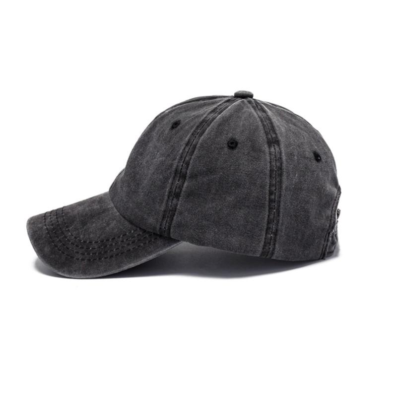 Humorous Baseball Cap with Builtin Fifties Text Wash Cotton Adjustable Dad Hat for Daily Outfit Women Men Accessory