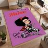Mafalda (5) Personalized Name Office Carpet Stylish Decor for Living Room Bedroom Kitchen