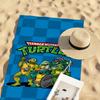 Classic Anime T-TMNT Towel Soft Pool Gift For Travel Gym Shower Camping Quick Dry Sports N-Ninja T-Turtles Large Beach Towels