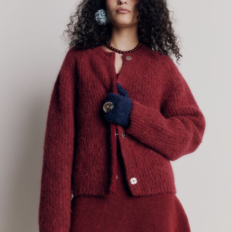 Maggie Peru Alpaca Glove (Blue Navy)