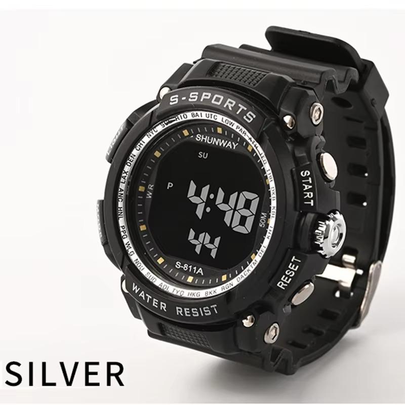 UTHAI CE34 sports digital men's watch electronic clock watch 50 meter waterproof watchs night light stopwatch clock gift