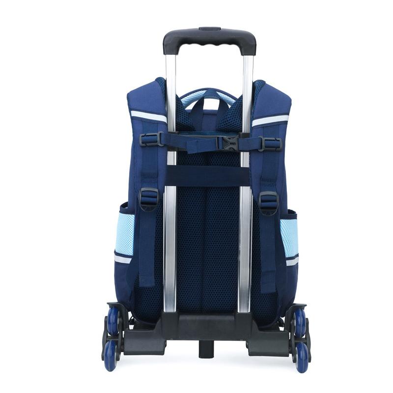 Children School Rolling Backpack for Boy Girls Trolley School Bag with Wheels Students Backpack Kids Book Bag Wheeled Backpack
