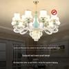 New 2024 European Crystal Chandelier for Living Room and Master Bedroom Luxury Lighting.