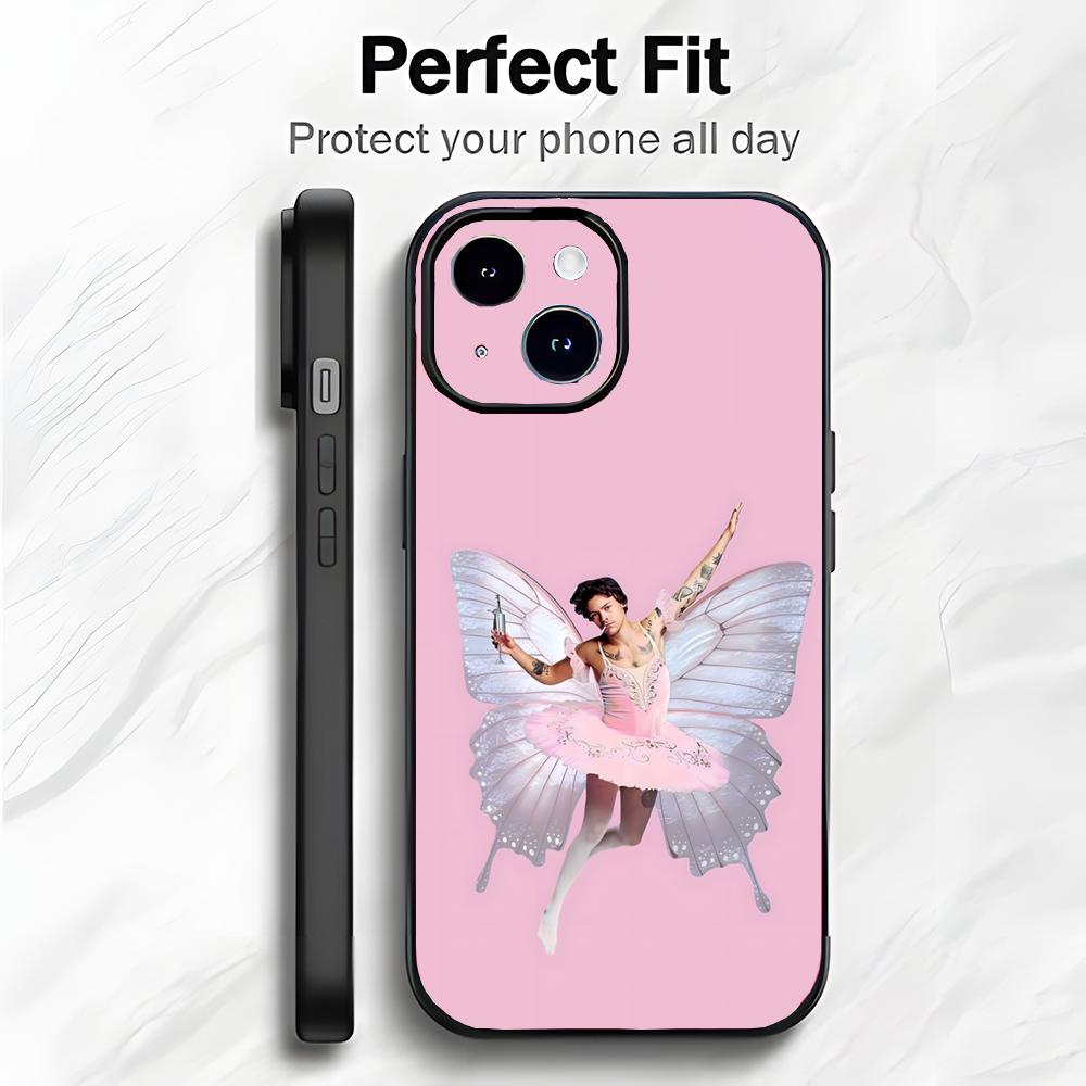 Cântăreț Pop Britanic H-Harry Styles Carcasă Telefon Carcasă Telefon Ambalaj Moale Ușoară Pentru iPhone17 16 15 14 13ProMax
