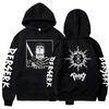 Berserk Guts Hoodies Männer Frauen Grafikdruck Langarm Streetwear Japanischer Stil Manga Sweatshirts Fleece Lose Weiche Kleidung