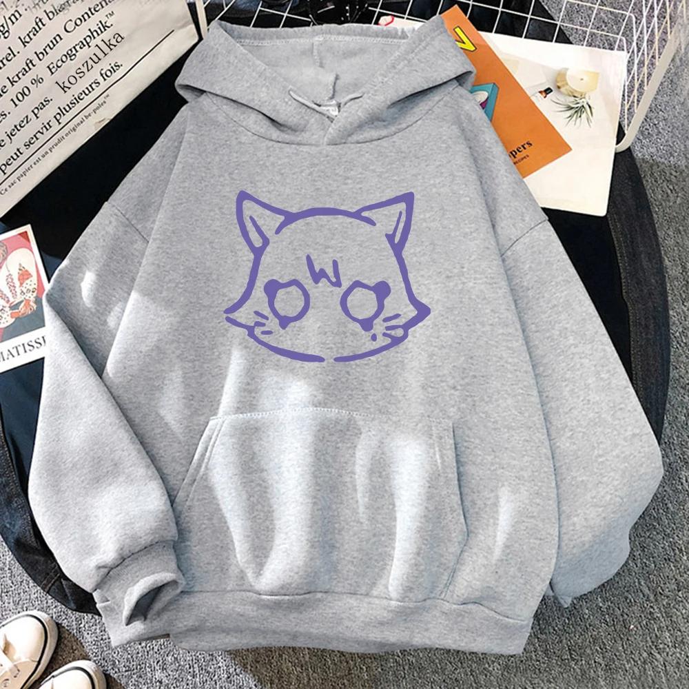 Genshin Impact Scaramouche Cat Hoodie Cute Women Korea Kawaii Wanderer Hoodies Unisex Autumn Winter Casual Pullovers Sweatshirts
