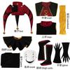 Freak Show Zirkus Pierrot Cosplay Kostüm Komplettset Clown Charakter Rollenspiel Outfit Spiel Otome Stil Unisex Performance Set
