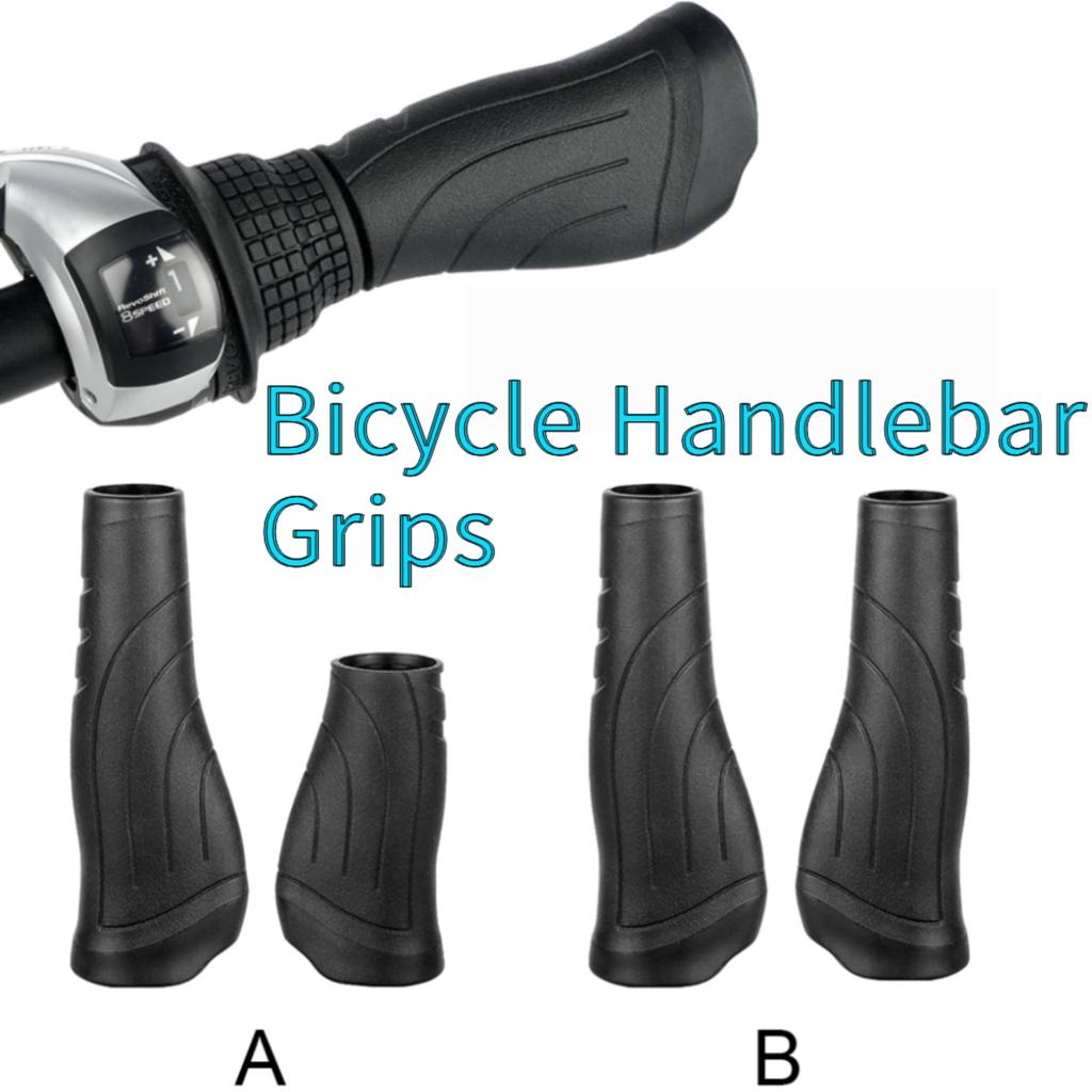 Bicycle Handlebar Grips Ergonomic Mountain Bike Grip Non-Slip Bike Grip Protector for E-Bike Scooter Bicycle  Accessories Black