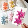 Snowflake Hair Clip Alloy Hairpin with Snowflakes Shape Comfortable Hairpiece for Christmas Party Styling Accesories