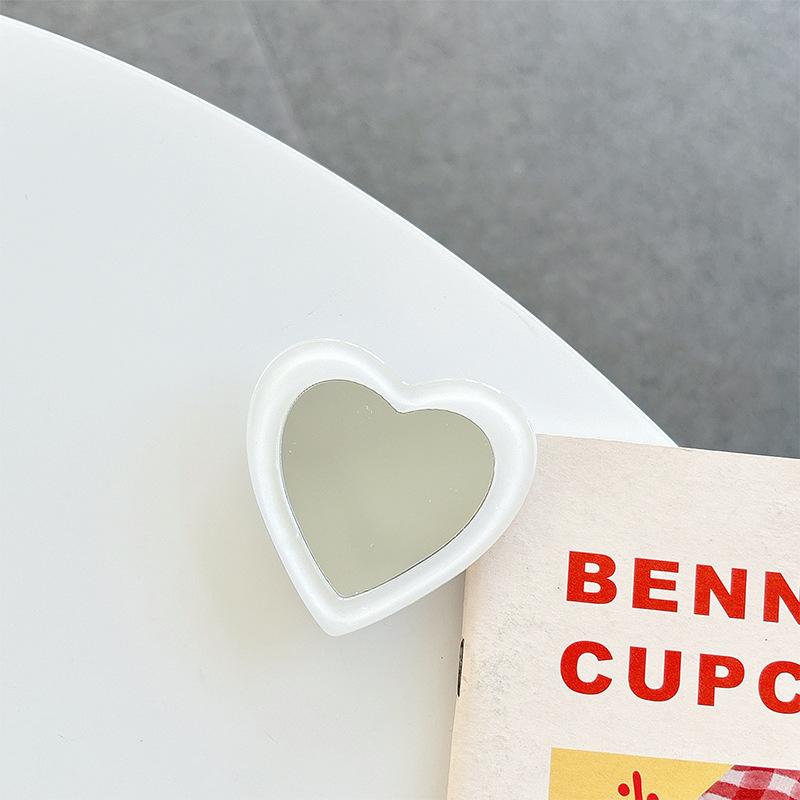 

Mirror Airbag Holder Mobile Phone Mirror Sticker Air Cushion Desktop Folding Retractable Ring Sticker Love Makeup Mirror