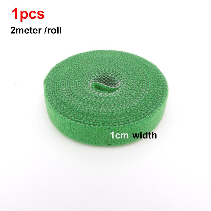 Zielony bandaż do roślin Regulowany podpórka do roślin Wielokrotnego użytku taśma mocująca Przewód rozgałęziony Przechowywanie przewodów Do akcesoriów domowych i ogrodowych