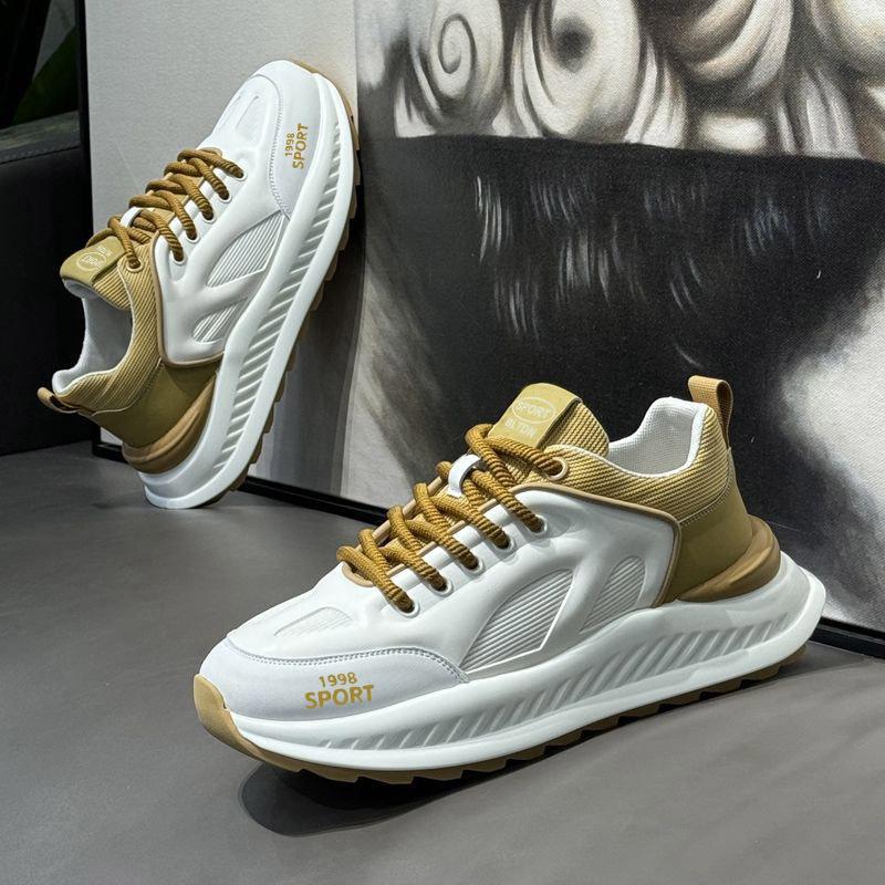 Platform Men's Shoes New Autumn Breathable Mesh Sports Running Casual Trend Small White Tide Shoes