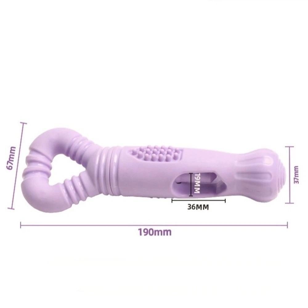 New Rotating Design Dogs Chew Stick Aviod Choking Easy to Clean Dogs Toys Soft Rotating Food Container All Breeds