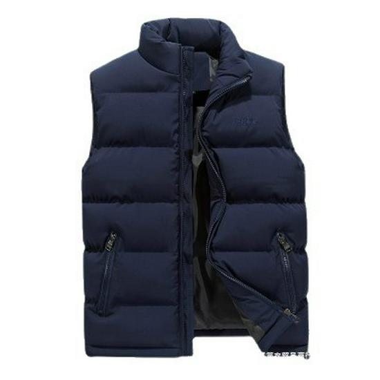 Men's Winter Down Cotton Vest: Korean Style, Slim Fit, Trendy, Casual, Warm, Plus Size.