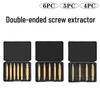 High-Speed Steel Double-Ended Screw and Wire Extractor Set 4341