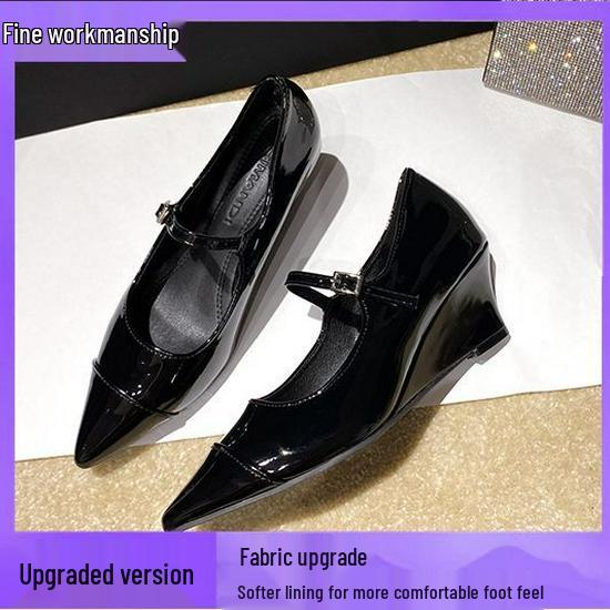 Women's 2025 Autumn/Winter French Wedge Heels - Sexy Royal Sister Style