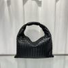 Borsa a Spalla Intrecciata in Vera Pelle da Donna Grande Crossbody Morbida Strutturata Tote in Nero Caffè Tan Caramello Bianco