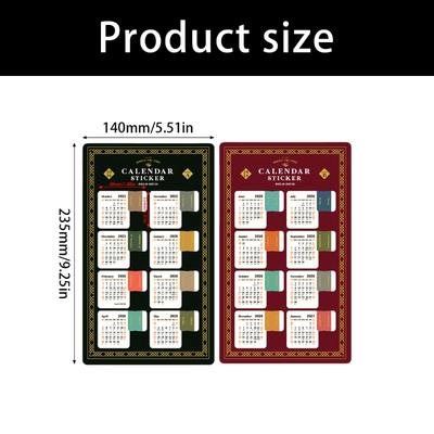 Selfs Adhesive Tab Stickers Monthly Calendar Index Tab for Planners,Journal,Notebook,Agendas Organizers Office Supplies