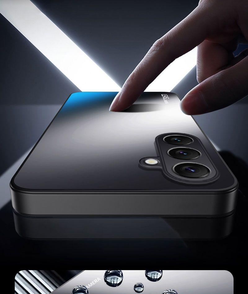 Samsung Galaxy S24FE S24 Plus Kılıf Sert Mat Halka Manyetik Koruyucu Arka Kapak Kılıfı Samsung S24 S23 S22 21 Ultra