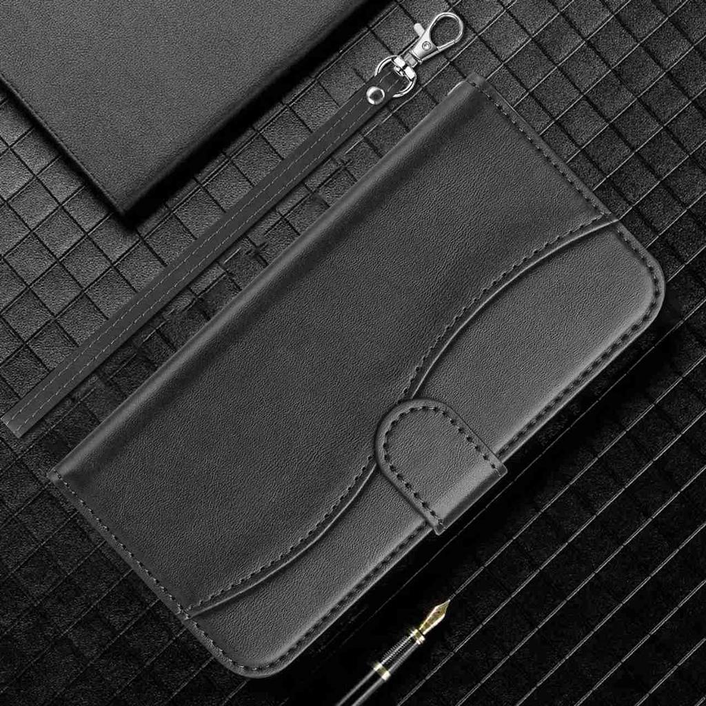 Pro Motorola Moto E13 E20 G05 G54 Edge 40...Série Elegantní univerzální kožené pouzdro na telefon s peněženkou a poutkem na zápěstí Multifunkční ochranný kryt