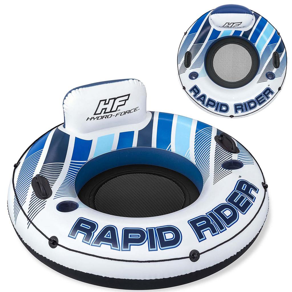 Rapid Rider Swimming Ring, Diameter 135 Cm, 2 Handles, Bestway 43116