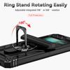 For Samsung Galaxy Z Flip 6 5 4 3 Case with Slide Lens Cover, 360° Magnetic Ring Kickstand Upgraded Military Grade Shockproof