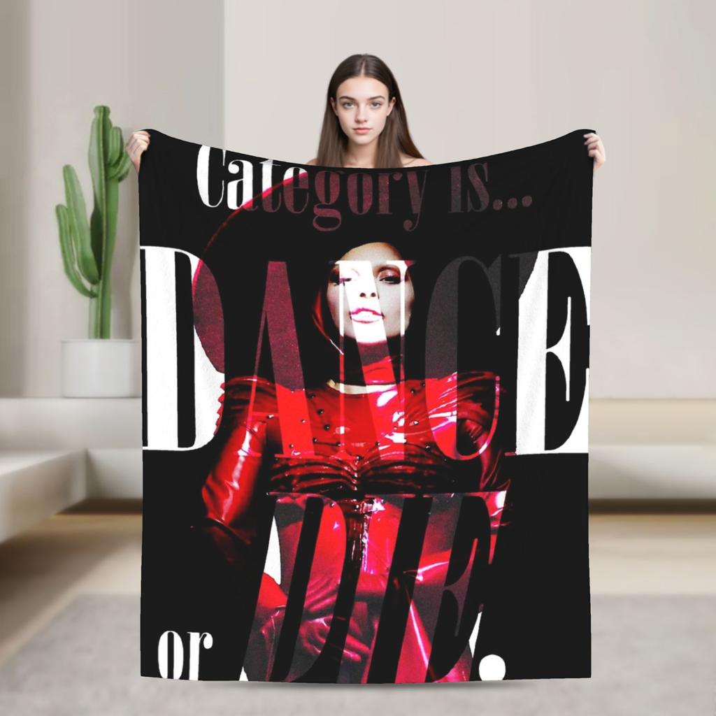 Lady Gaga Mayhem Abracadabra Knitted Blankets Fleece Lady In Red Super Warm Throw Blankets for Bed Bedspread