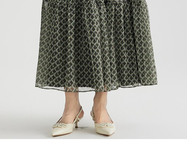 Elegant Floral Skirt for Women - Summer Vacation Style