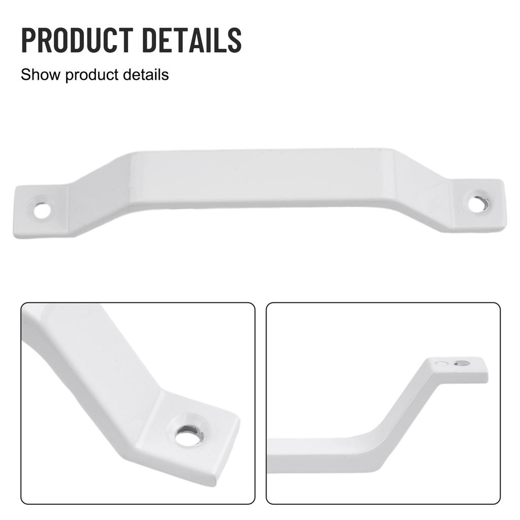 Barn Door Pull Handle With Screws Heavy Duty Black Iron Hot Bed Sliding Gate Shed Garage Push Pull Sliding Door Cabinet Handle