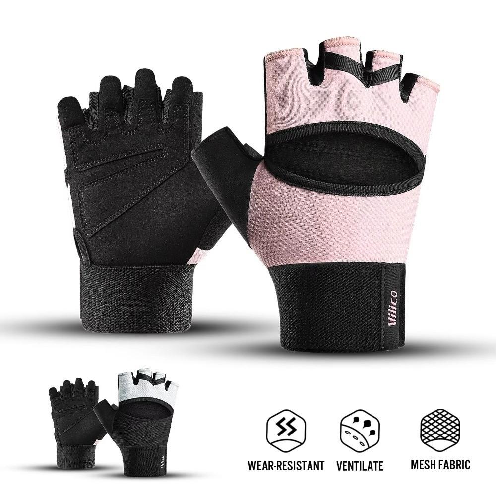 Half Finger Bike Gloves Shockproof Cycling Shorts Gloves Comfortable Fitness Gloves Cycling