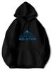S & Fleece-Lined Mountain Graphic Hooded SweatshirtAll-Season Casual Pullover with Mountain & Tree Print Long Sleeve Outdoor Hikin