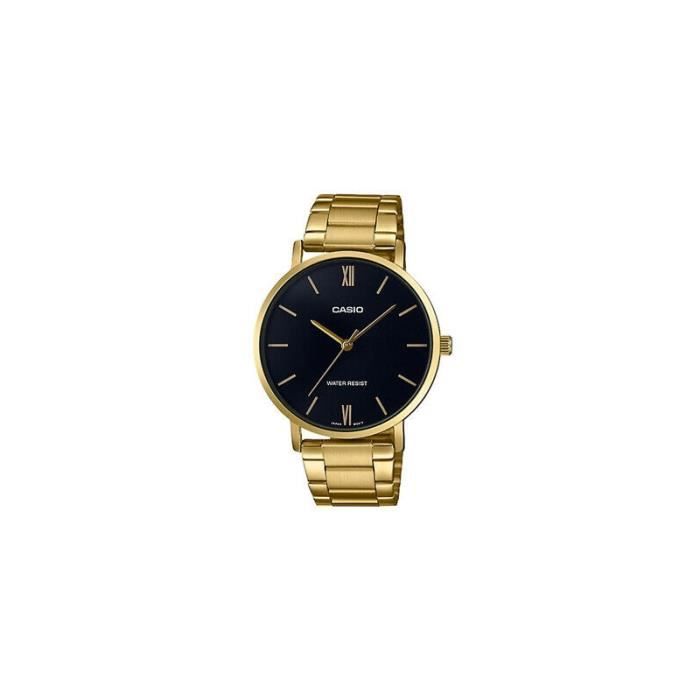 Montre - CASIO - COLLECTION - Acier Inoxydable Plaqué or - Étanchéité 3 ATM - Mixte