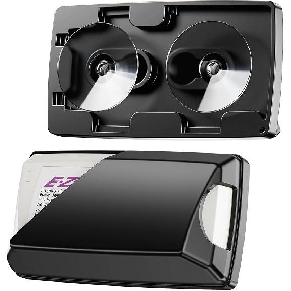 

Держатель EZ Pass для лобового стекла, держатель транспондера для оплаты проезда с присосками для EZ Pass Mini/iPass 1-Count (Black)