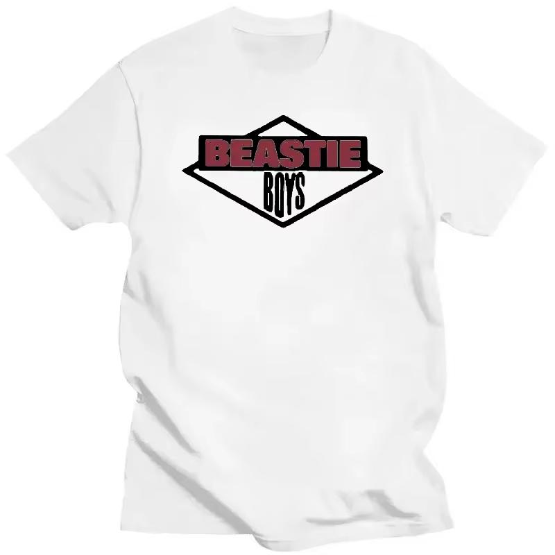 Herren T-Shirt Beastie Boys T-Shirt Amerikanische Hip-Hop-Gruppe Harajuku Baumwolle Kurzarm-T-Shirt Streetwear Oberteil Y2K Gothic Baumwolle Übergroßes T-Shirt