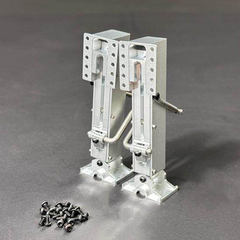 1:14th Scale RC Truck 2pcs Metal Simulation Support Leg for SCANIA Tamiya 770S R620 for VOLVO ACTROS AROCS Model Car DIY Parts