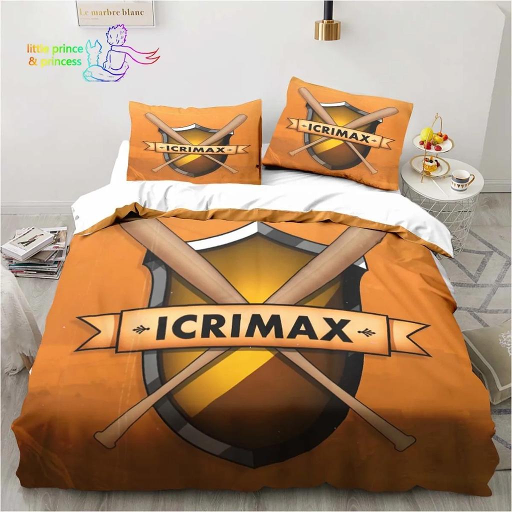 Icrimax 3D Print Comfortable Duvet Quilt Cover Pillowcase Bedding Set Children Bedroom Decoration Home Textile
