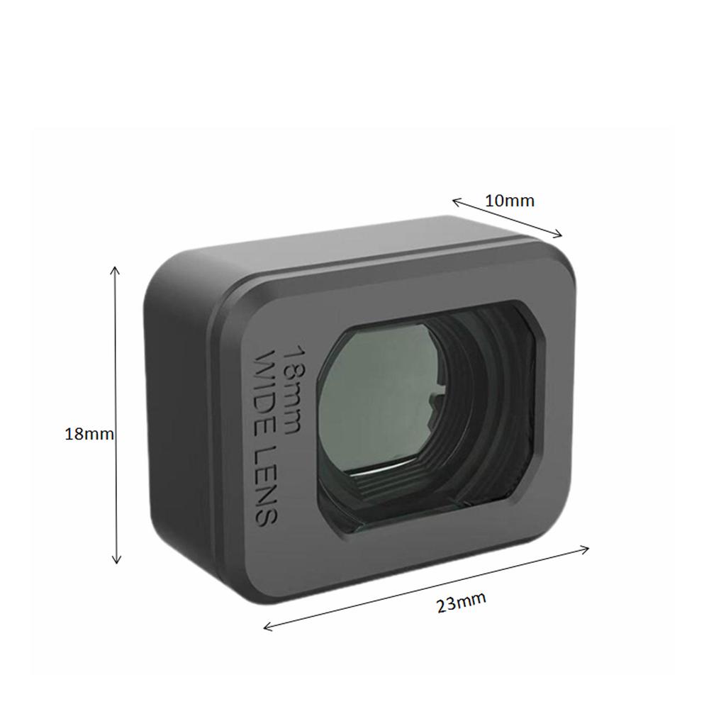 Drone Camera Lens Plastic and Optical Glass Snap Design Drone Wide Angle Lens Filter for MINI 3 PRO Black
