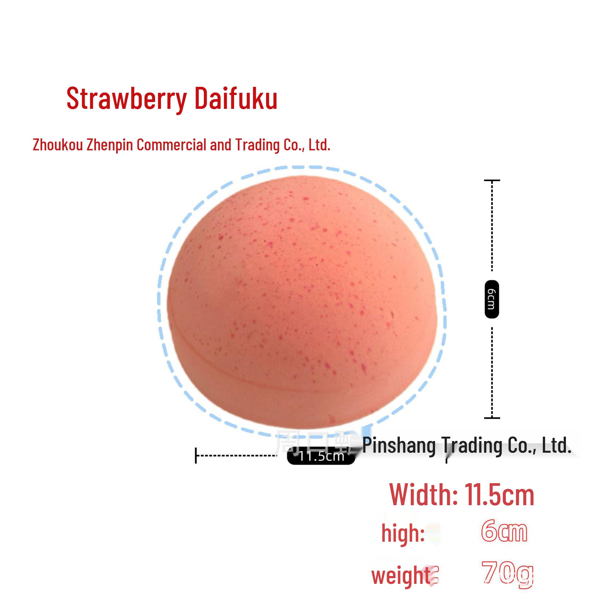 Strawberry Daifuku Squeeze Toy - Popular Decompression Stress Reliever
