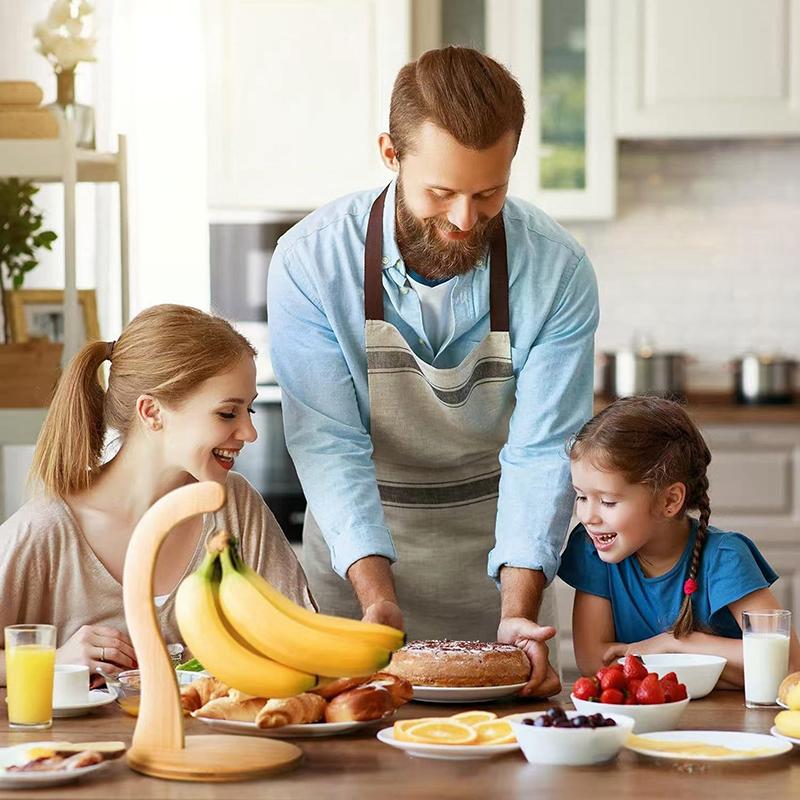 1set Banana Holder Stand, Banana Holder With Durable Stainless Steel Hook, Banana Hanger Stand,Creative Shaped Banana Holder
