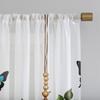 2 Pieces HD Digital Butterfly Caged Bird Printed Window Valance Home Decorating Style Decorating Living Room Bedroom Rodding Cur