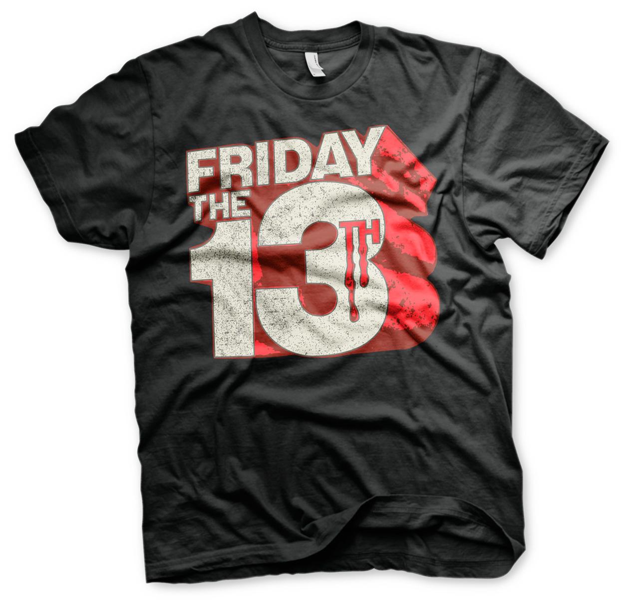 Licence Officielle Friday The 13th Bloc Logo Homme T-SHIRT S-XXL Tailles L