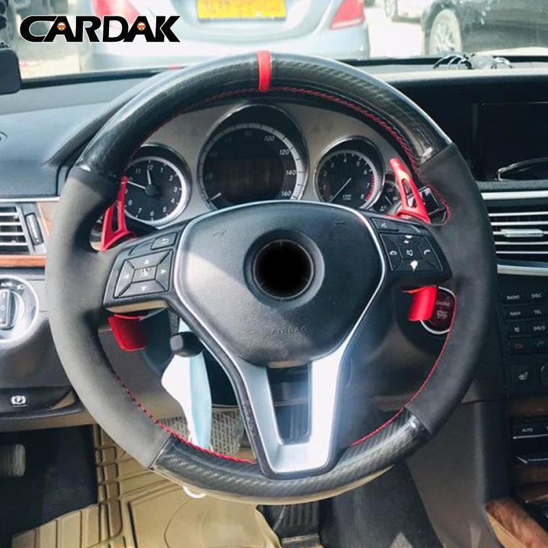 

Замшевый кожаный чехол на руль CARDAK для Mercedes Benz W176 W246 A-Class C-Class W204 C117 C218 X218 W212 C207 A207 Style F