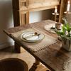Braided Placemats Heat Resistant Jute Fringe Table Mats Hand Woven Non-Slip Place Mats Tea Cup Pad Indoor Dining Table Decor New