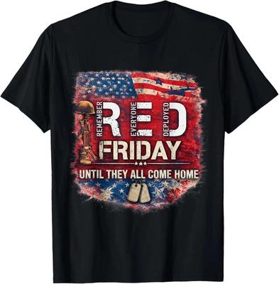RED Friday Remember Everyone Deployed Military Unisex T-Shirt