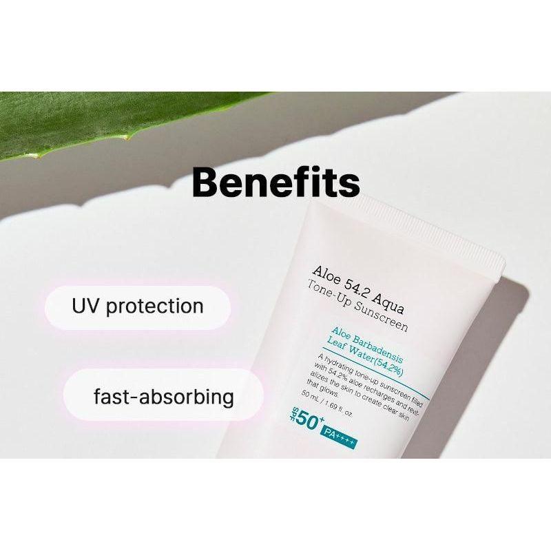 COSRX Aloe 54.2 Aqua Tone-Up Sunscreen Bundle Set