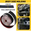 Body Side Molding Black & Chrome for 98 88 Chevy GMC Tahoe Yukon Blazer Suburban
