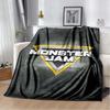 3D Monster Jam Monster Truck Cartoon Flanell Weiche Kuscheldecke Jungen Schlafzimmer Sofa Bett Warme Überwurfdecke Picknick